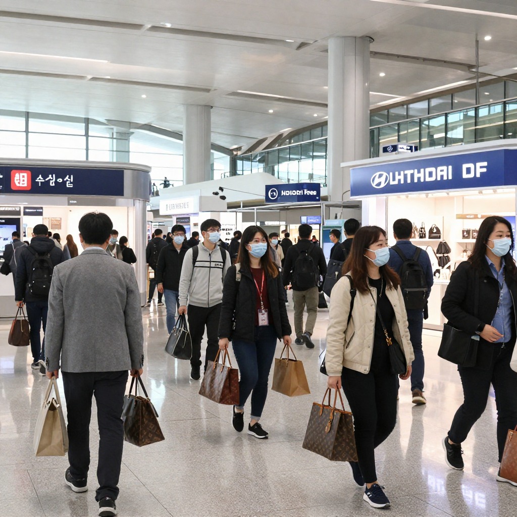 Korean air, asiana airlines, united airlines, japan airlines soar with new duty-free zones at incheon airport!