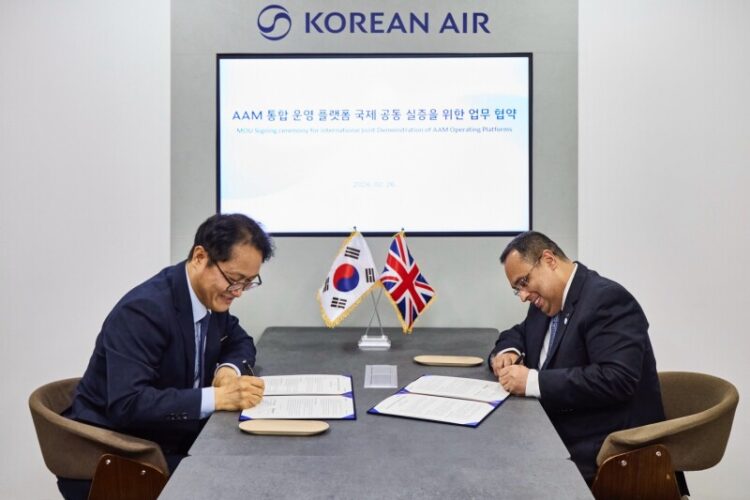 Korean Air and Skyports Sign MoU to Advance Air Mobility Tech Integration