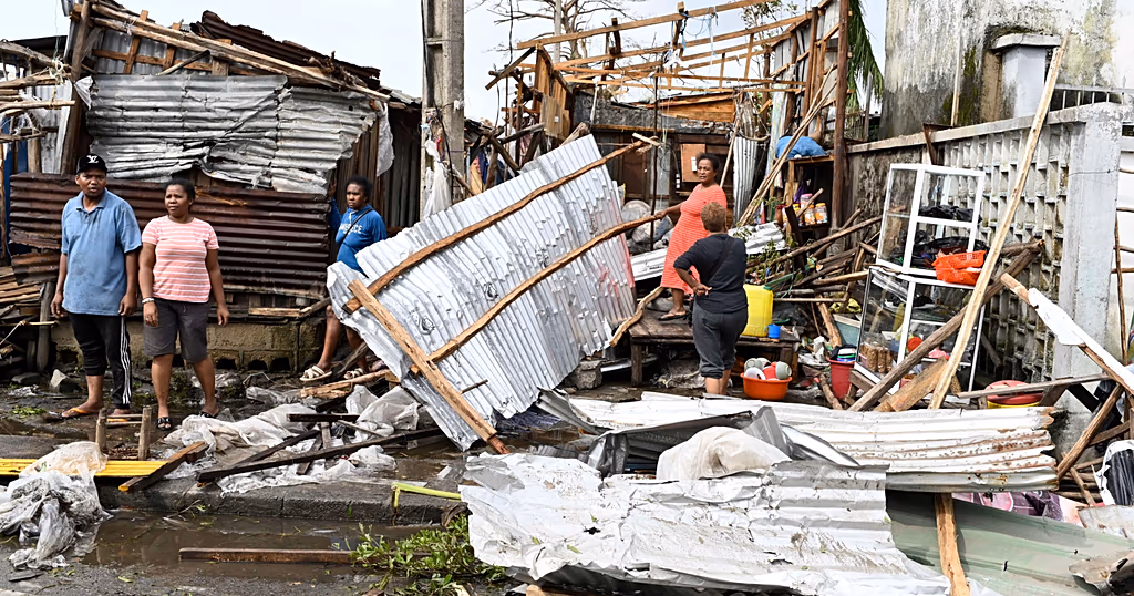 Madagascan President Randrianirina visits city devastated by Cyclone Gezani