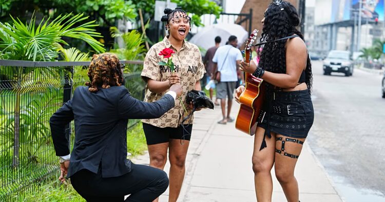 Beyond the hustle: Nigerian rock artist brings love to Lagos streets