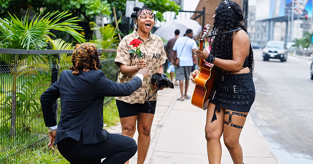 Beyond the hustle: Nigerian rock artist brings love to Lagos streets