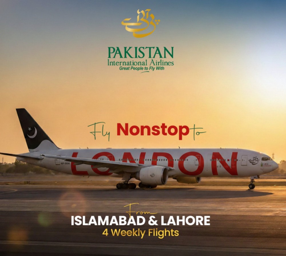 Pakistan International Airlines Launches Four Weekly Non-Stop Flights in Islamabad and Lahore to Lon...