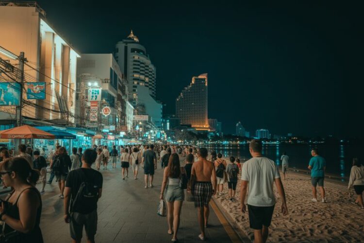 Pattaya’s crossroads in thailand