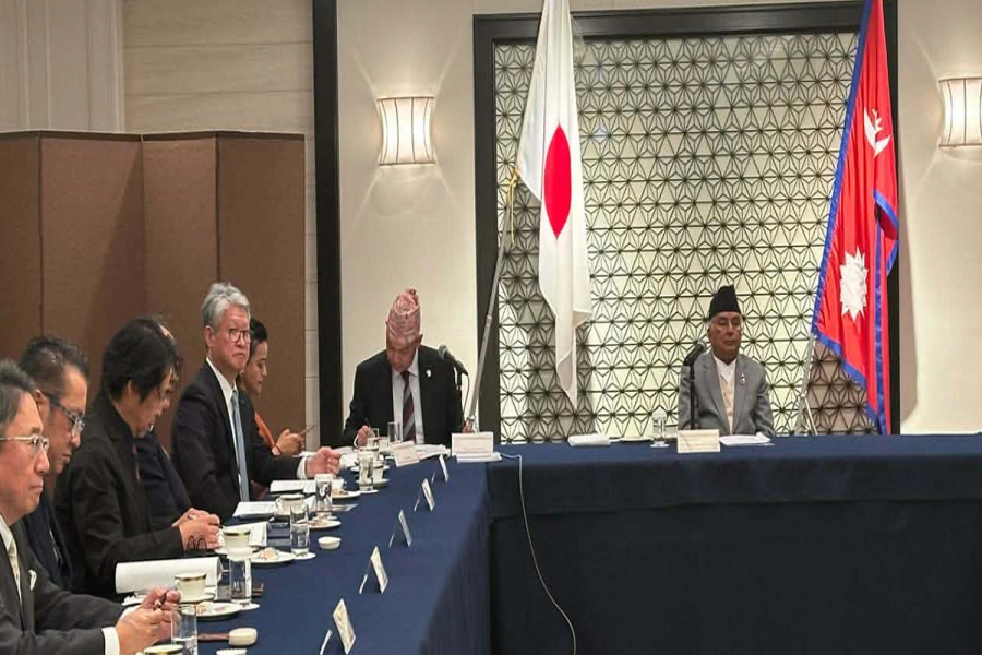 President Paudel requests Japanese business community to invest in Nepal - myRepublica - The New Yor...