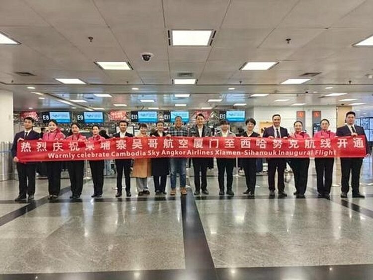 Preah Sihanouk Launches Direct Flights To Xiamen China
