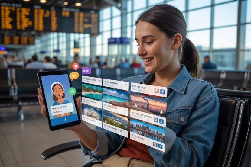 Ai-powered travel assistant helps streamline the journey from planning to booking.