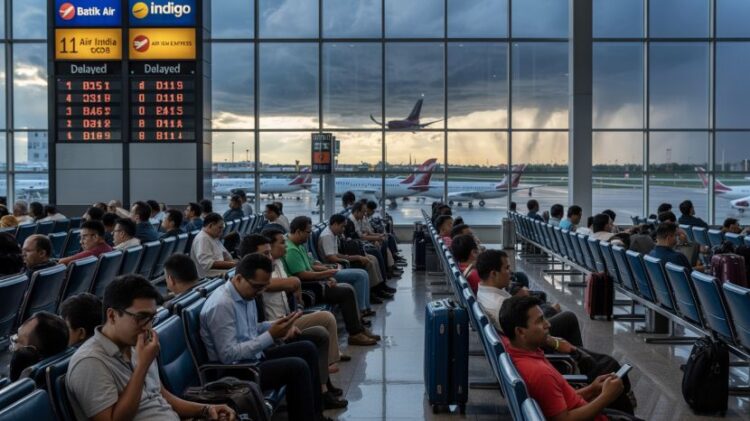Severe weather disrupts air travel across indonesia, india, and the uae