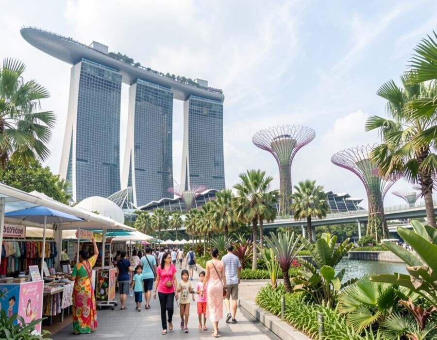 Singapore Sees Remarkable Surge in Tourism with Over One Million Two Hundred Thousand Visitors from ...