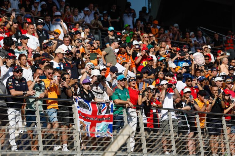 Spectators at the F1 Grand Prix in Abu Dhabi. Major sport events are seen as one of the fastest ways to attract global tourists