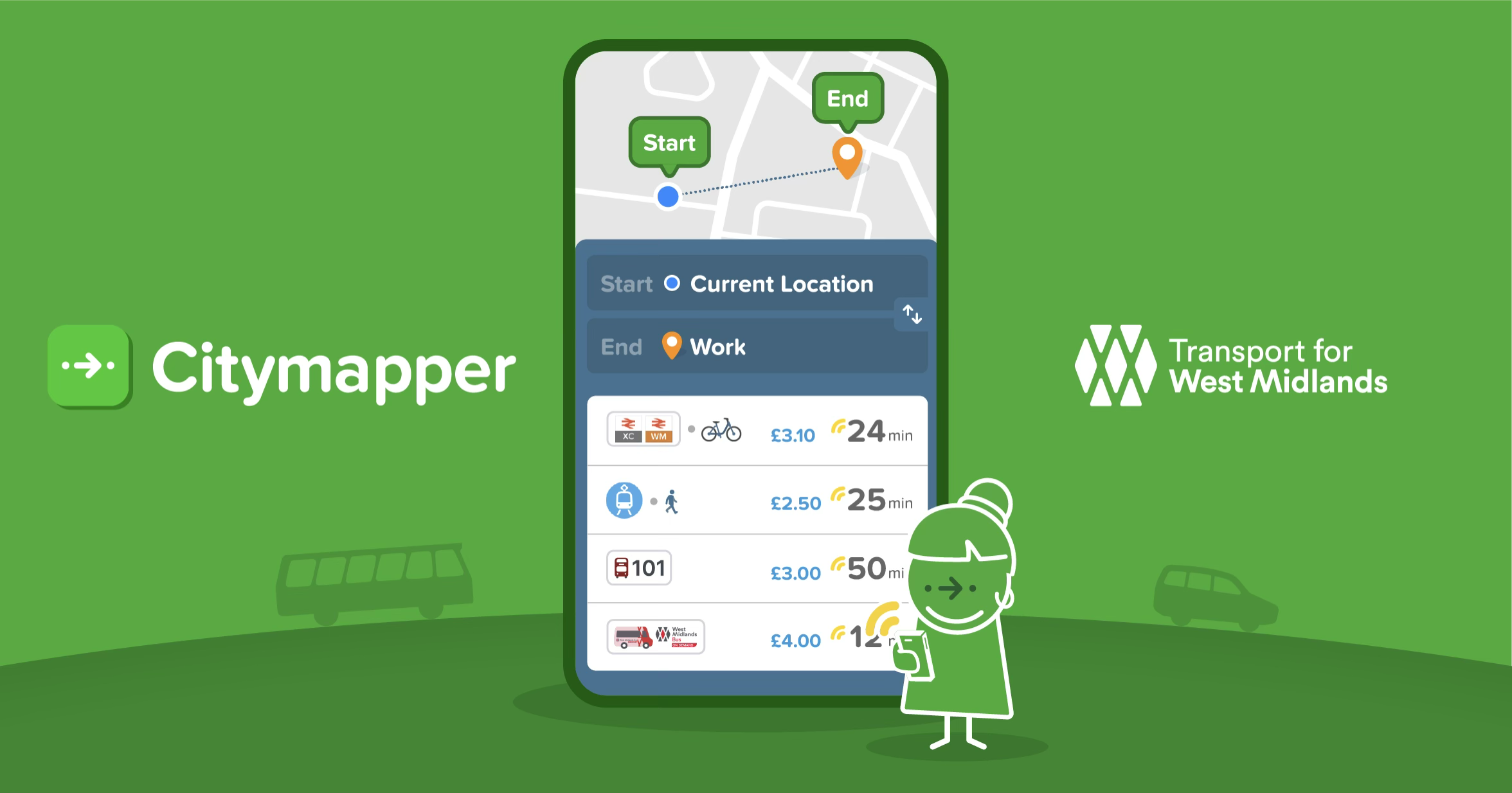 TfWM teams with Citymapper to ease journey planning
