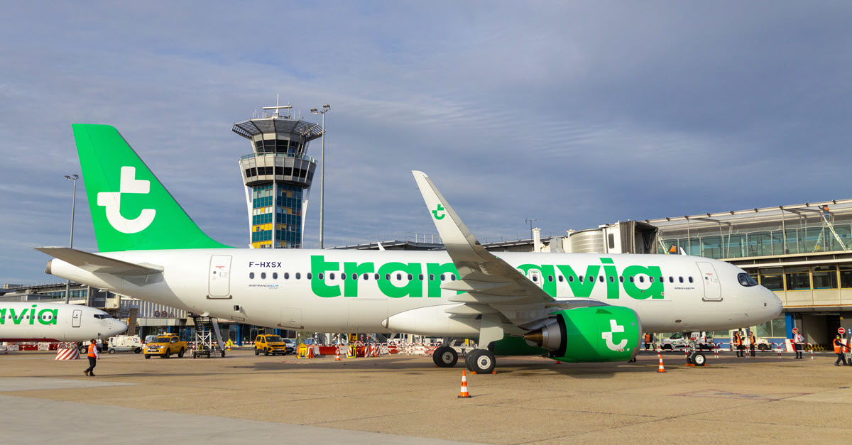 Transavia airplane
