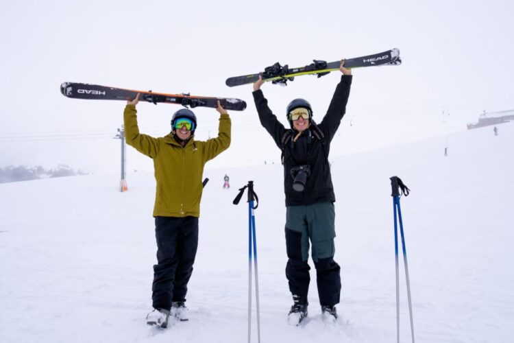 In a winter tourism promotion initiative jointly organized by the Türkiye Tourism Promotion and Development Agency (TGA) and Turkish Airlines (THY), Uludag was presented to content creators visiting from abroad. Bursa, Türkiye, February 26, 2026. (Türkiye Tourism Promotion and Development Agency/ AA Photo)