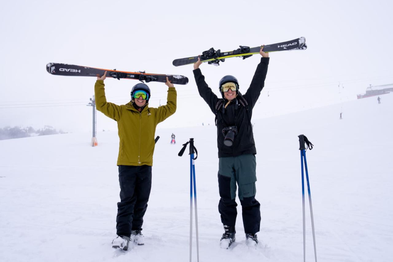 In a winter tourism promotion initiative jointly organized by the Türkiye Tourism Promotion and Development Agency (TGA) and Turkish Airlines (THY), Uludag was presented to content creators visiting from abroad. Bursa, Türkiye, February 26, 2026. (Türkiye Tourism Promotion and Development Agency/ AA Photo)