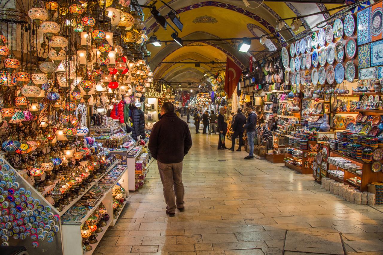 View from the shops in Grand Bazaar. (Adobe Stock Photo)