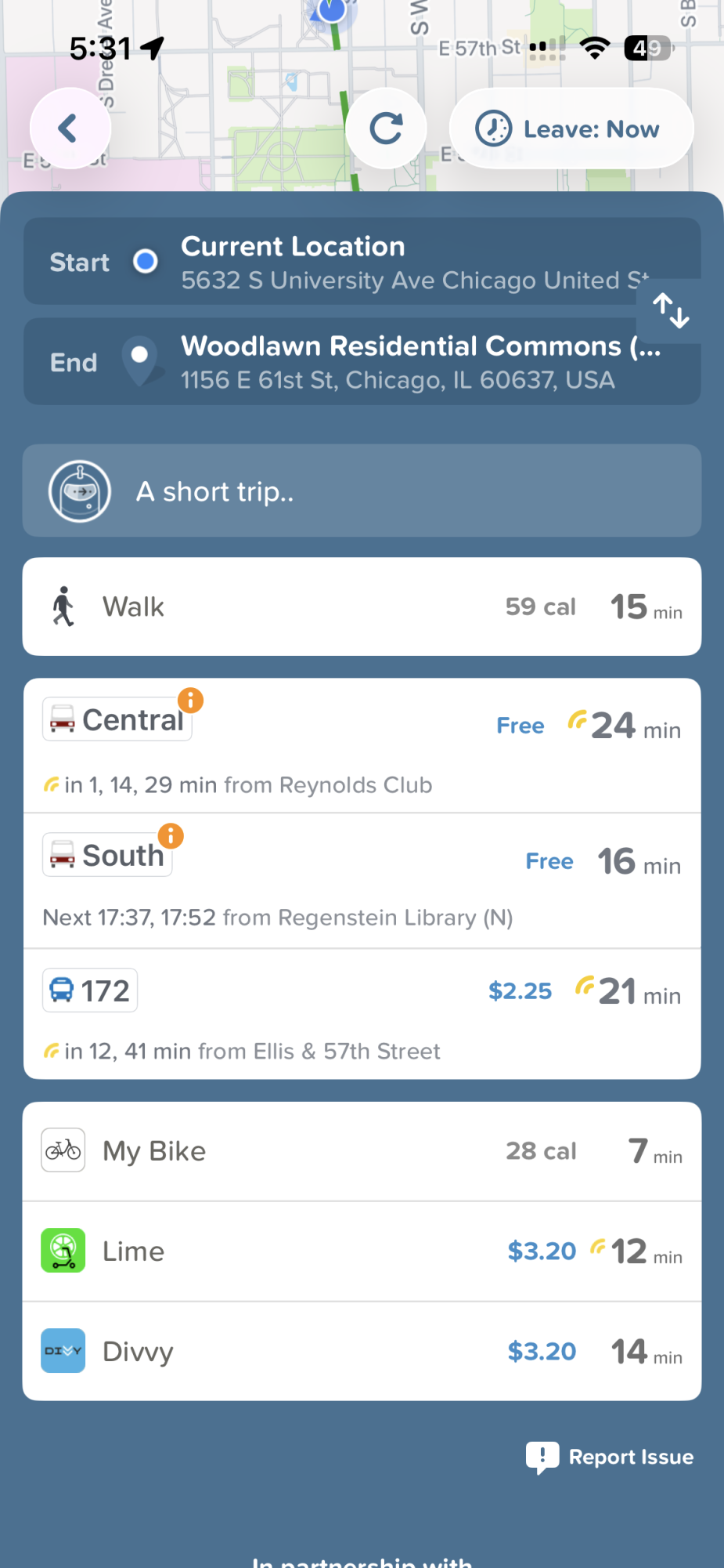 University Partners With Citymapper Navigation App to Provide Shuttle Tracking Information