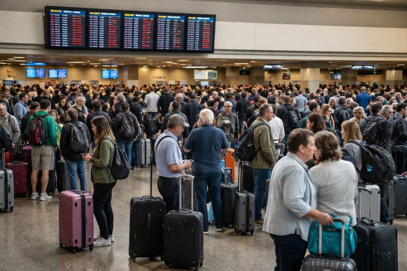 Travel Chaos at Westchester County Airport as 15 Flights Delayed and 14 Canceled, Affecting United, ...