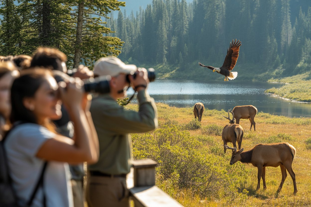 Americans are increasingly turning to wildlife experiences instead of thrill rides in 2026.