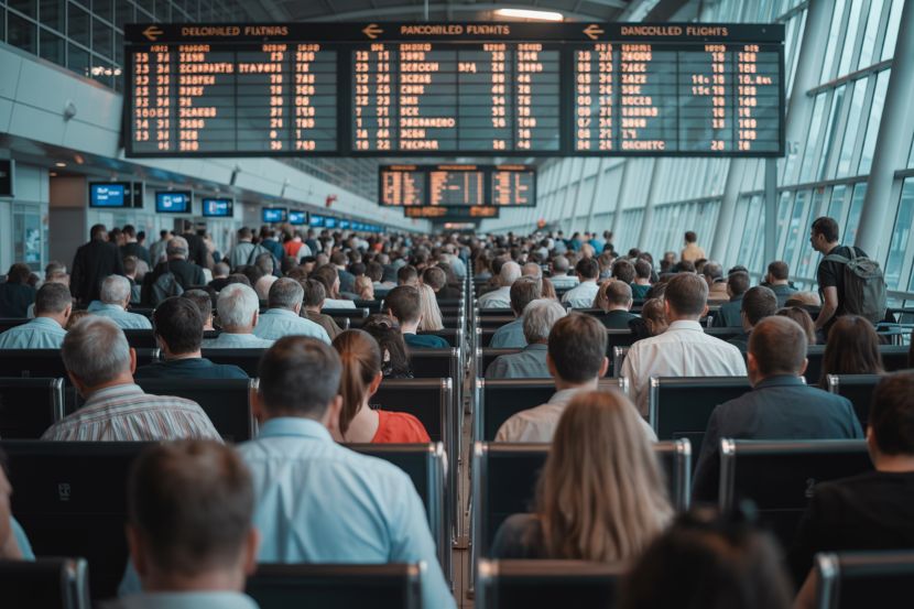 Thousands of frustrated passengers stranded across the us