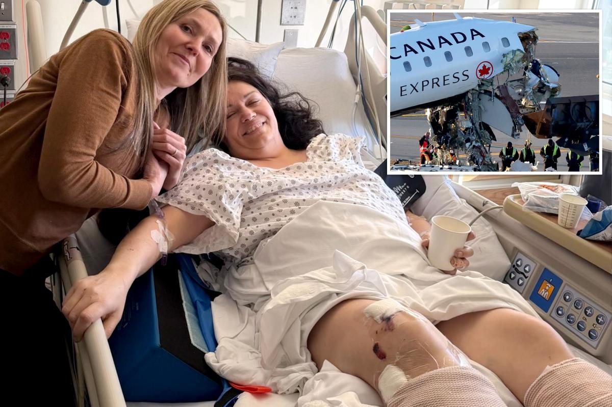 Air Canada flight attendant who was ejected during LGA crash seen in hospital for first time