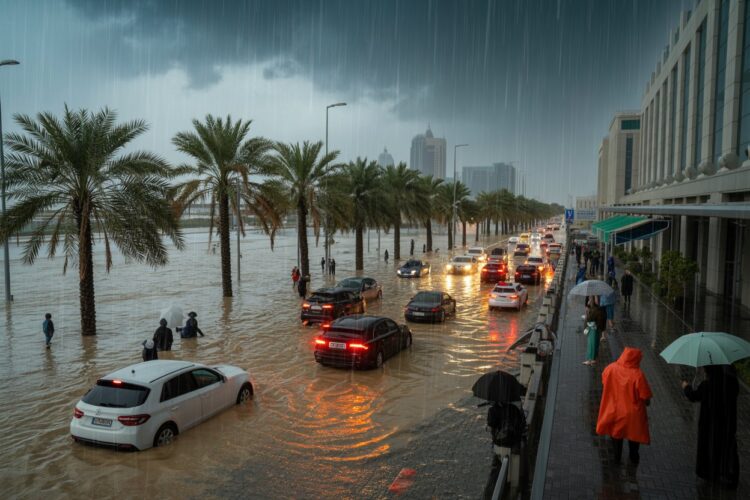 Ajman reels from rare storm as heavy rain and fierce winds trigger flooding, travel disruption and safety alerts across the uae&rsquo;s compact emirate.