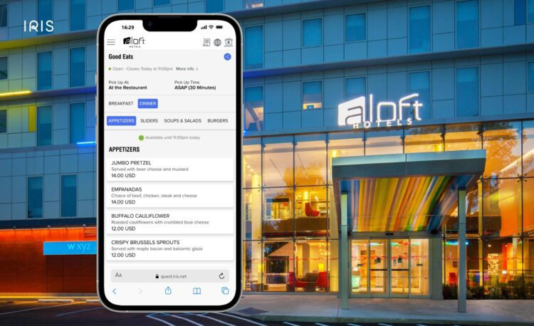 Aloft New York LaGuardia Airport Boosts Hotel F&B Revenue with IRIS Digital Ordering |
