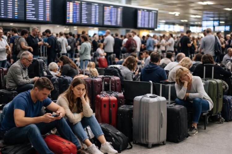 Travel chaos at athens international airport as aegean airlines, qatar airways, and emirates face 20 delays and 19 cancellation, impacting passengers from athens, doha, tel aviv, and dubai