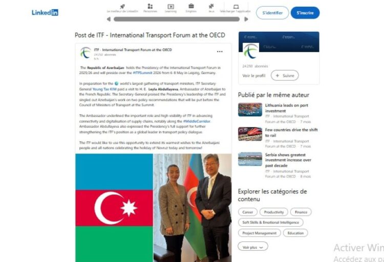 Azerbaijan takes helm of Int