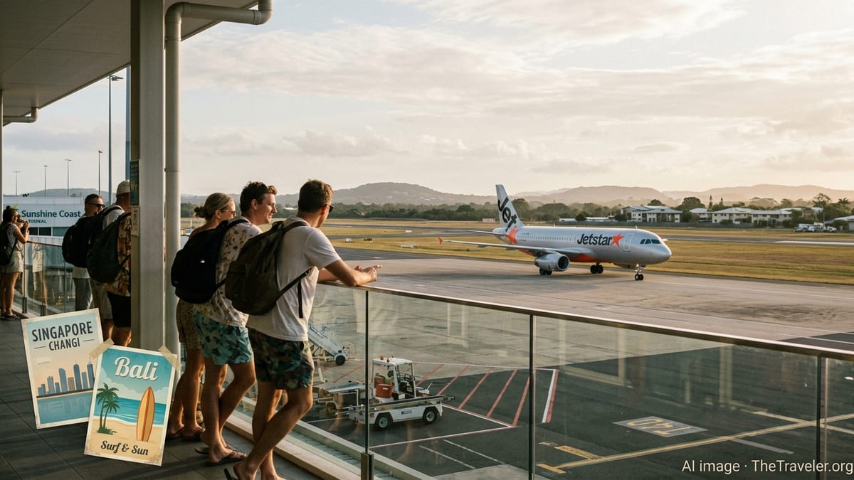 Sunshine Coast Lands New Links to Bali and Singapore