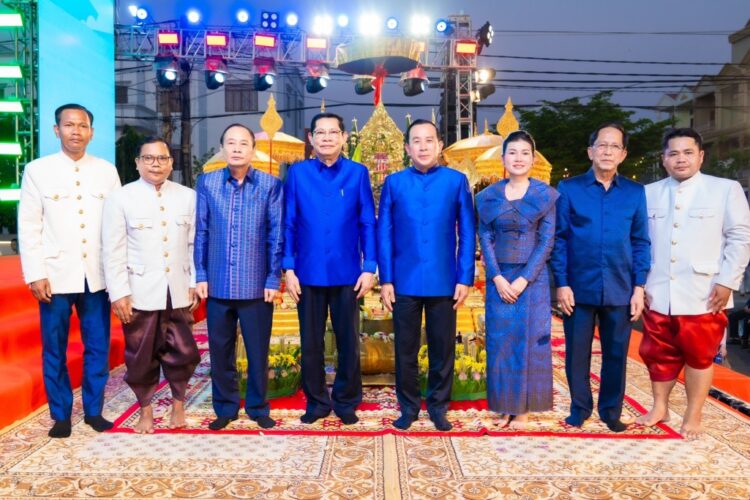 Traditional Offering Ceremony at 10th River Festival in Kratie Promotes Local Heritage in Cambodia w...