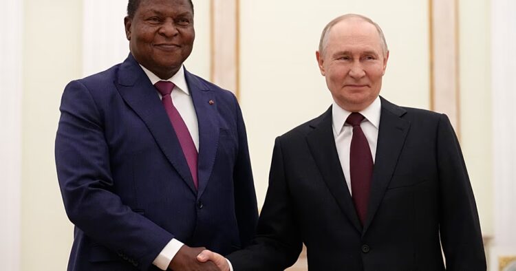 CAR president pledges closer ties with Russia