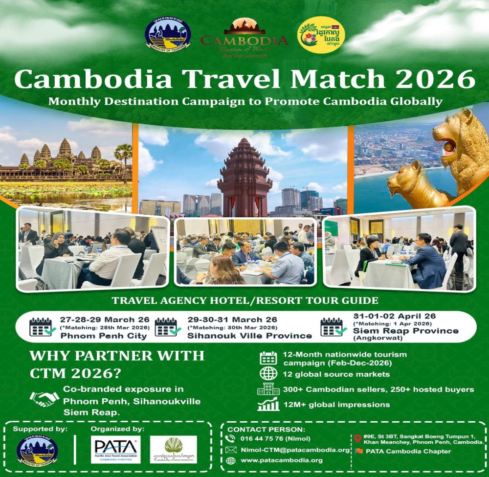 Cambodia Travel Match 2026 Mini‑Series, Backed by Ministry of Tourism and PATACC, Boosts Tourism Gro...