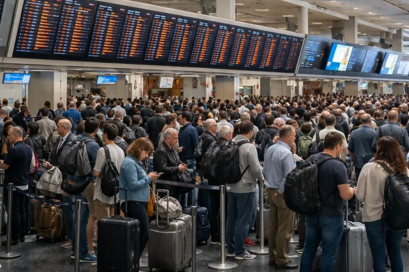 Travel disruptions at chicago o