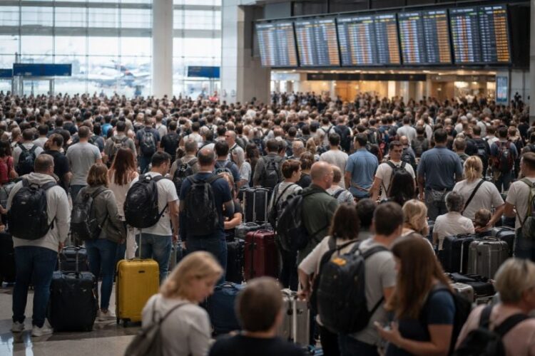 Travelers left grounded at hartsfield-jackson international airport as delta air lines, endeavor air, lufthansa, and more face 465 flights delays and 22 cancellations across atlanta, new york, los angeles, chicago, and major us cities