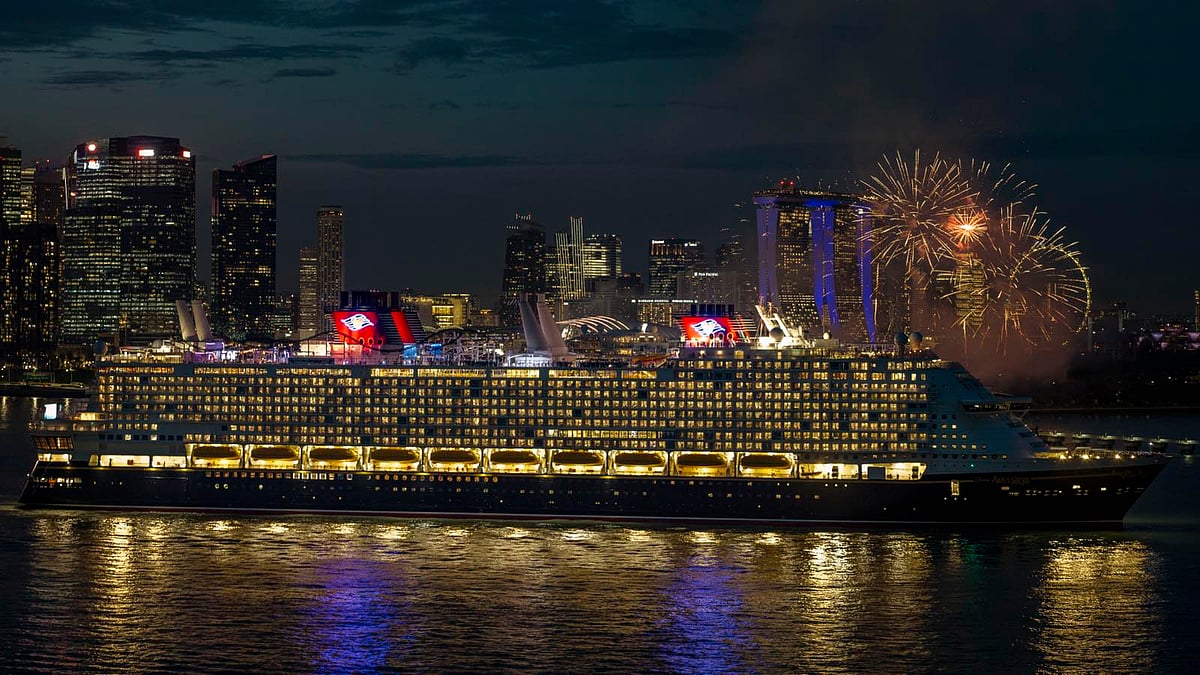 Disney Adventure arrives in Singapore, Disney Cruise Line’s first ship to homeport in Asia