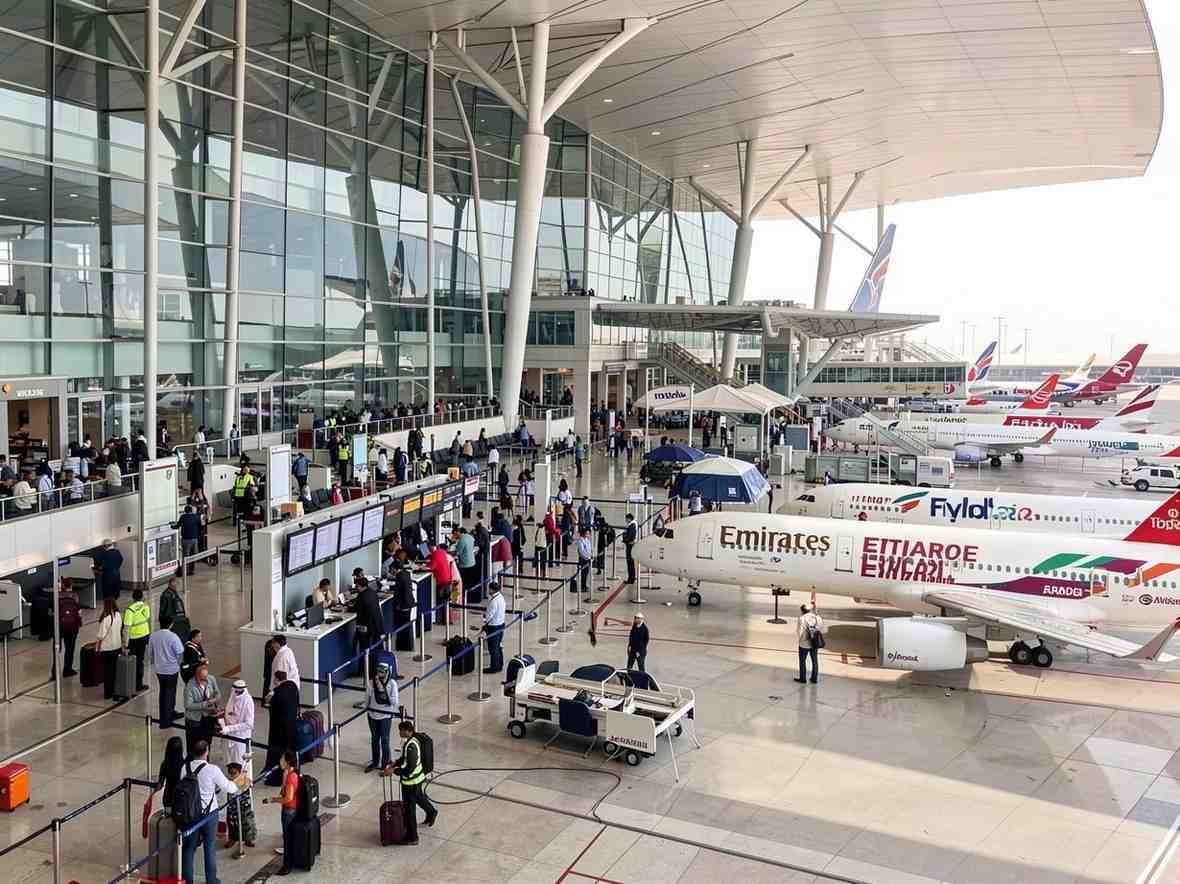 Dubai airports, including dubai international (dxb) and al maktoum (dwc), have partially resumed operations with limited flights as the uae battles ongoing airspace closures triggered by the regional conflict.