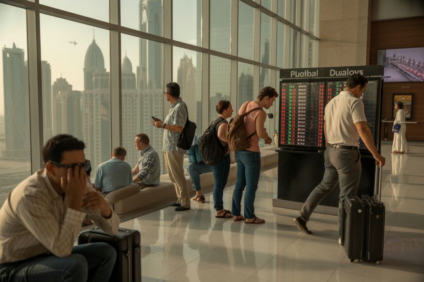 Tourists face growing uncertainty and anxiety as gulf conflict escalates