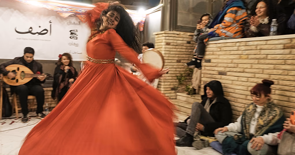 Egyptian artist takes on the male-dominated Sufi practice of whirling
