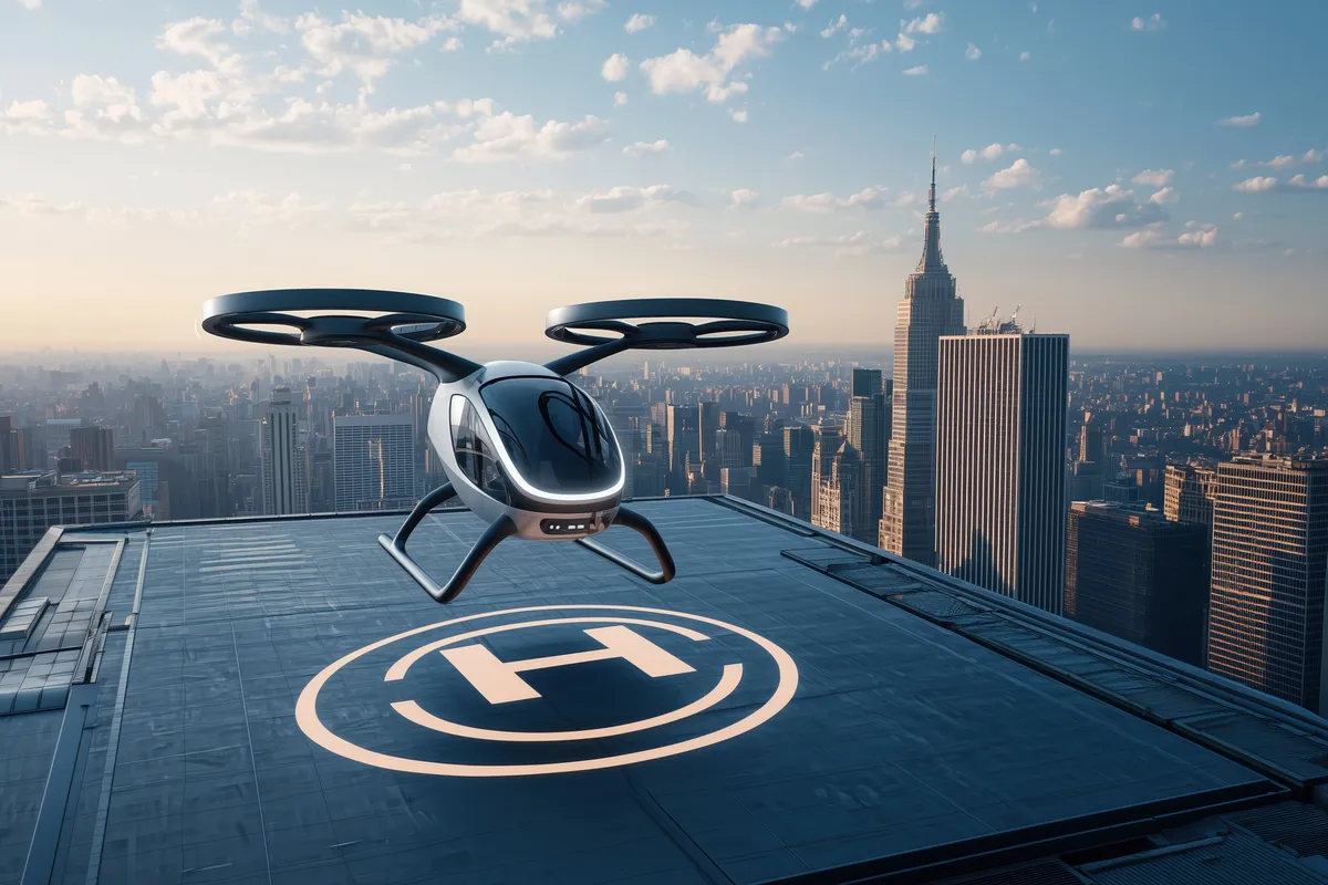 Electric air taxi plans advance in the U.S.
