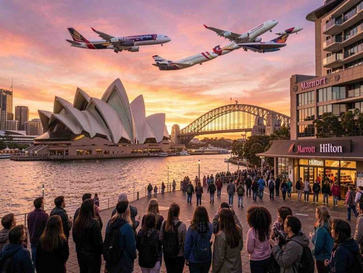 Emirates, qantas, and singapore airlines are driving a powerful resurgence in australia