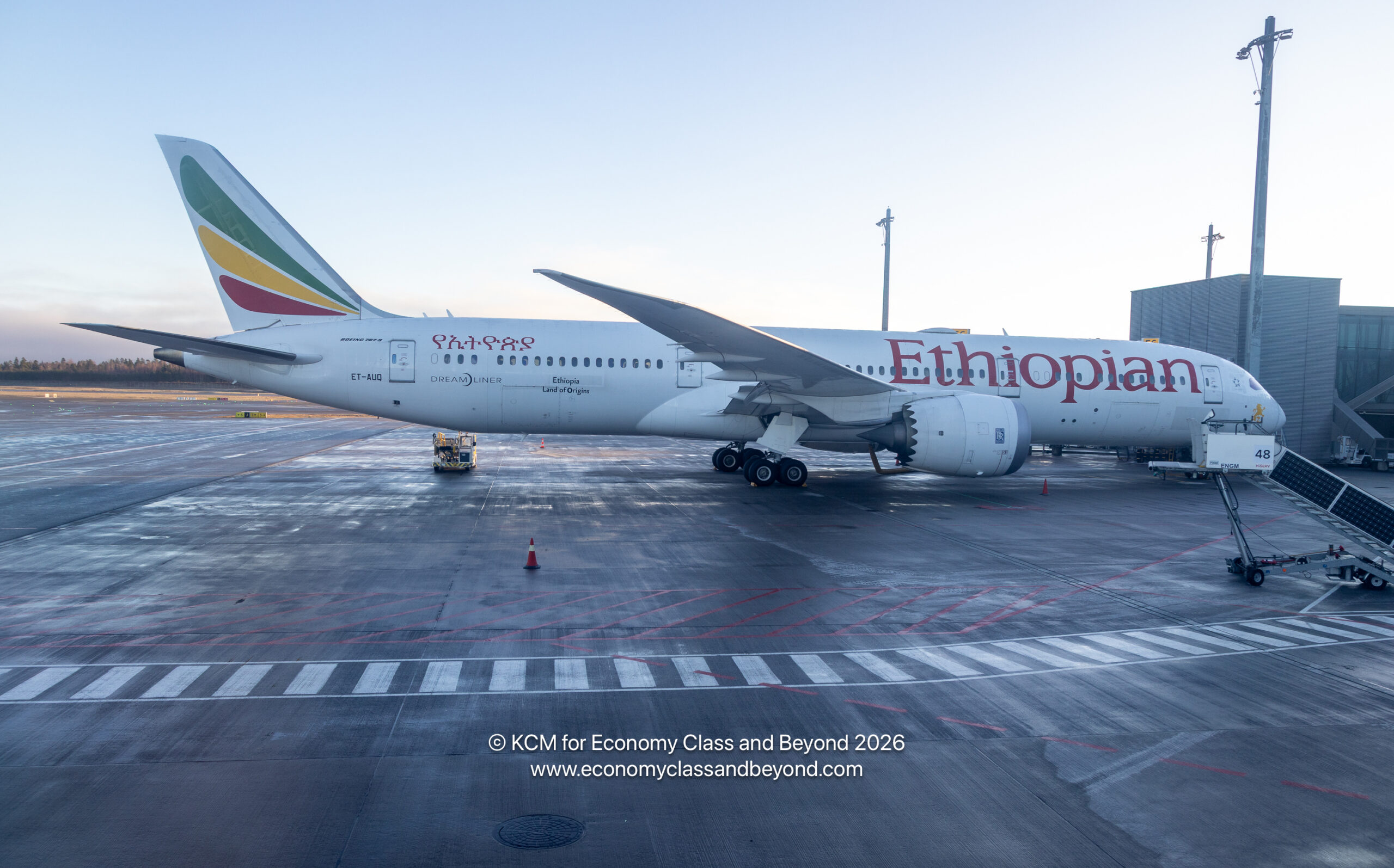 Airplane Art - Ethiopian Airlines Boeing 787-9 at Oslo Airport