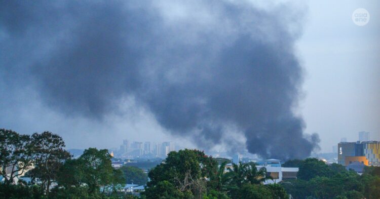 Fire breaks out at building in Sungei Kadut owned by company undergoing liquidation, no injuries rep...