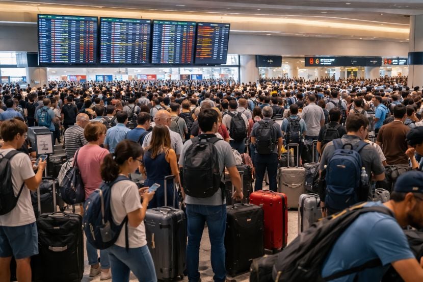 Travel turmoil strikes fort lauderdale international hit by 282 delays and 13 cancellations across miami, new york, chicago, and major us cities with spirit, jetblue, american airlines, and united airlines impacted