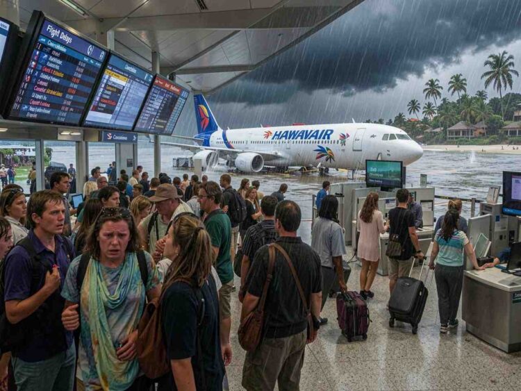 Usa, japan, canada, korea, australia, and uk tourists have been left stunned as the historic kona low storm wreaks havoc on hawaii&rsquo;s tourism industry in march 2026.