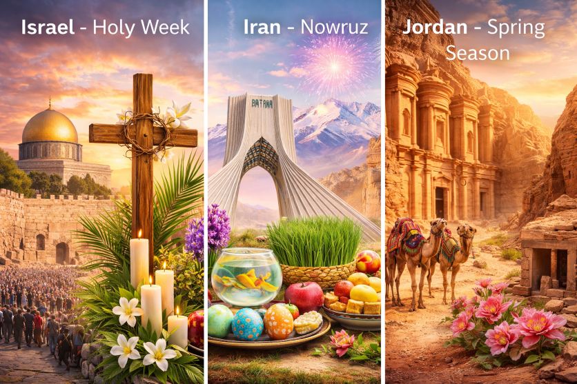 Israel, iran, and jordan