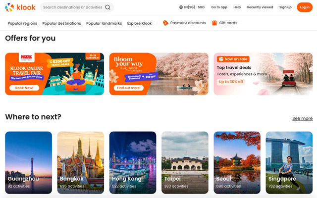 Klook expects keen demand for limited edition Online Travel Fair | TTG Asia