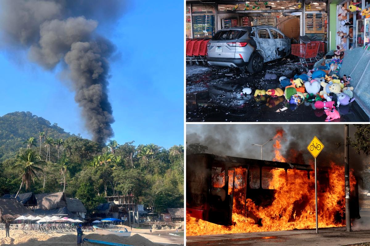 Mexican resort town, airport under siege after army kills major Jalisco New Generation cartel leader