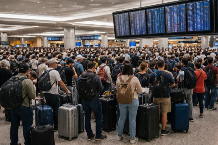 Travel chaos strikes miami international airport as delta, american airlines, spirit and more face 77 delays and 8 cancellations across new york, los angeles, bogotá, london and major us cities