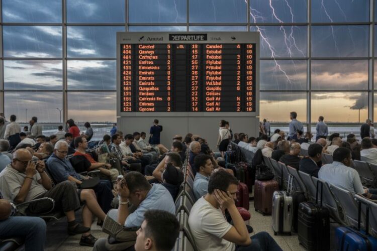 Severe disruptions in middle eastern regions