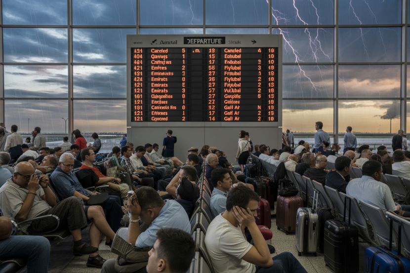 Severe disruptions in middle eastern regions