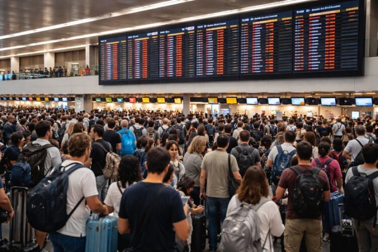 Travel disruptions at ministro pistarini airport affect buenos aires, s&atilde;o paulo, miami, and new york as flybondi, aerolineas argentinas, delta air lines, and ethiopian airlines face 6 cancellations and 11 delays